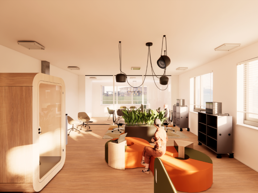 1.OG - Attraktive Büro- & Praxisflächen - Beste Lage, im Herzen von Handewitt – Flexibel gestaltbar