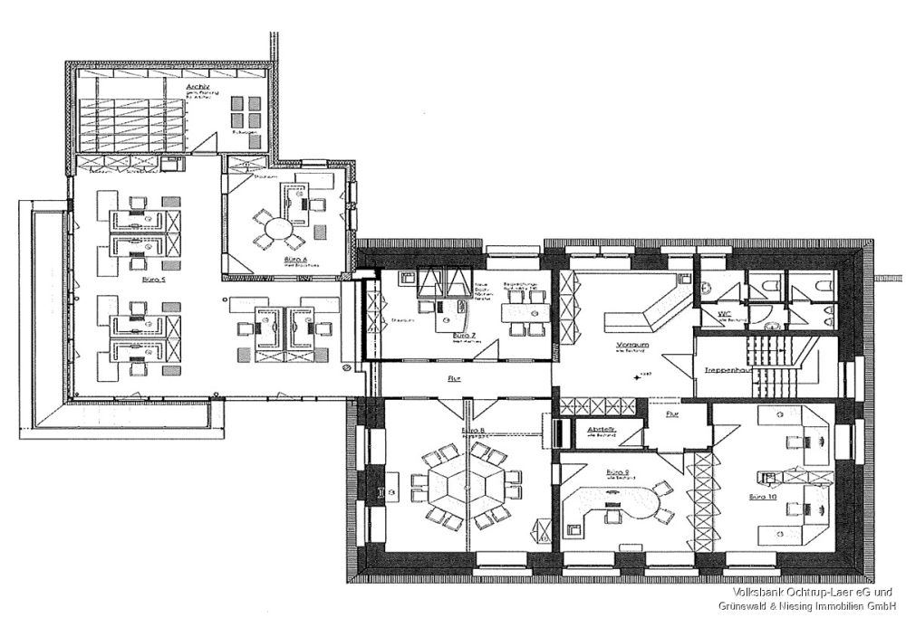 Moderne Bürofläche im Herzen von Laer zu vermieten !