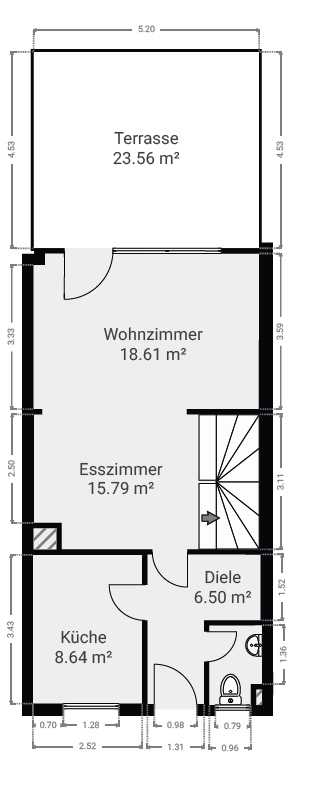 Geräumiges Reihenendhaus mit Garten und Potenzial in ruhiger Lage von Bruchköbel