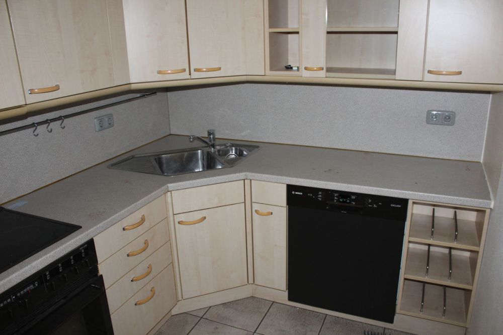 Küche mit Einbauten