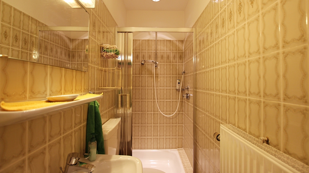 Gäste-WC mit Dusche