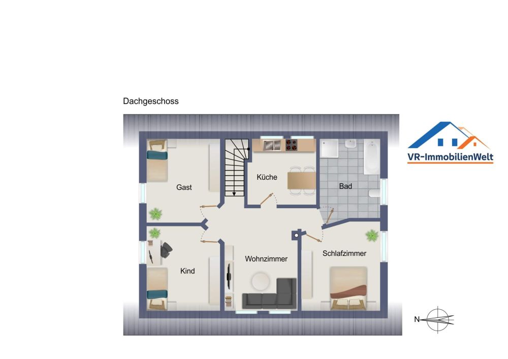 Grundriss Dachgeschoss