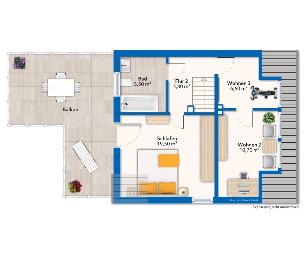 Gemütliche Doppelhaushälfte in ruhiger Lage