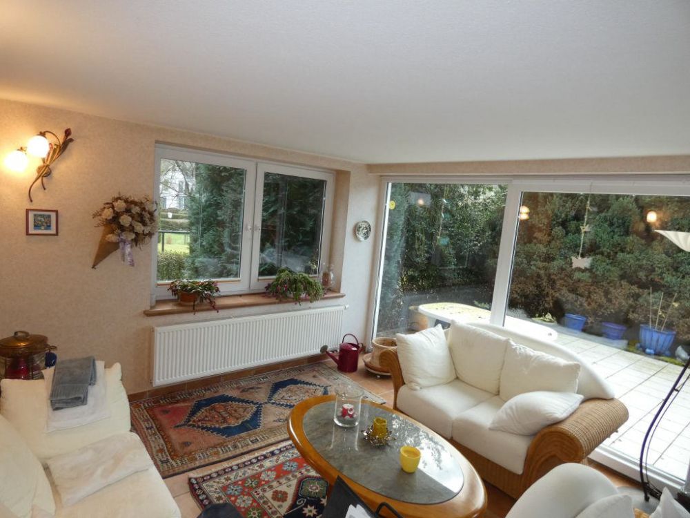 Wintergarten mit Gartenzugang