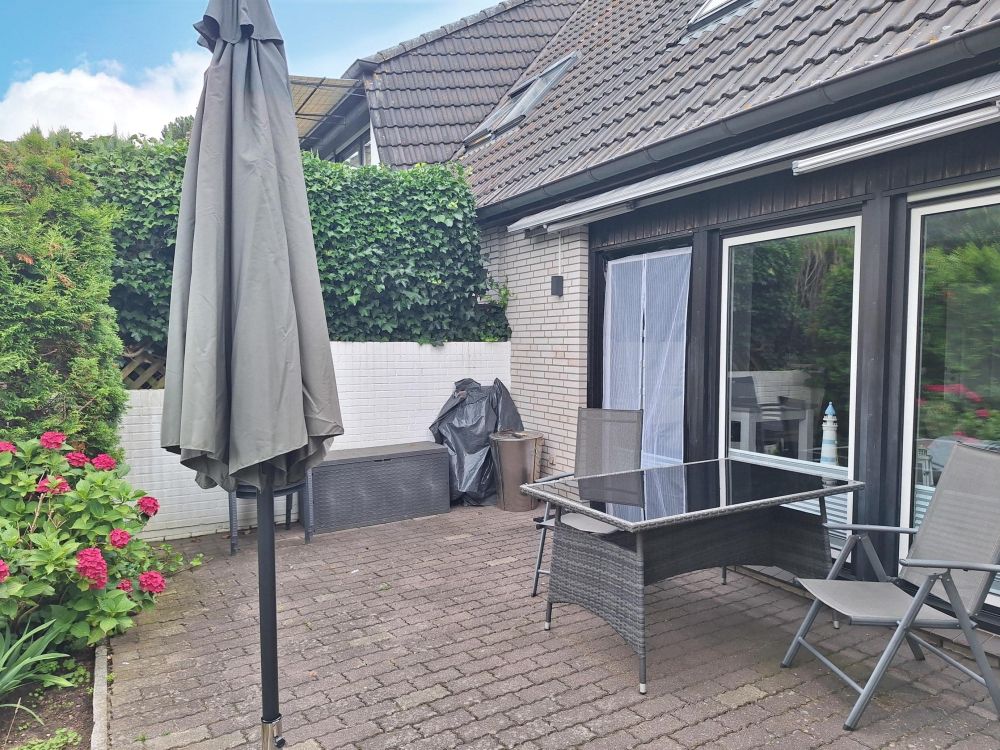 Terrasse der Ferienwohnung 2, Ansicht 2
