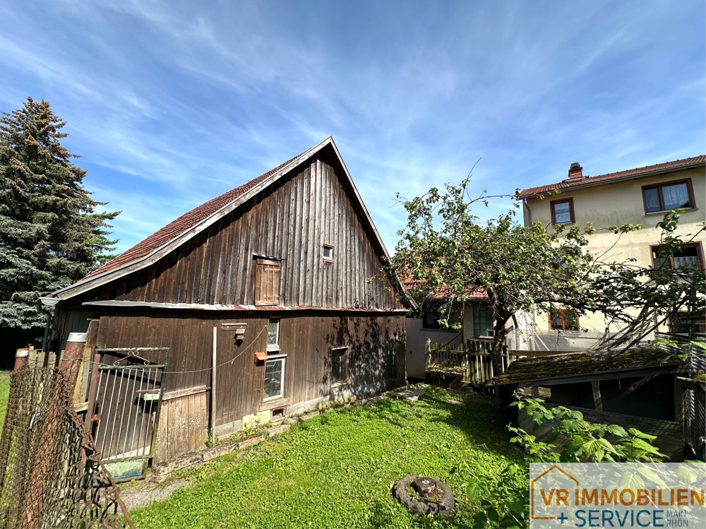 Gemütliche Doppelhaushälfte mit Scheune und Garten in 98617 Stepfershausen!