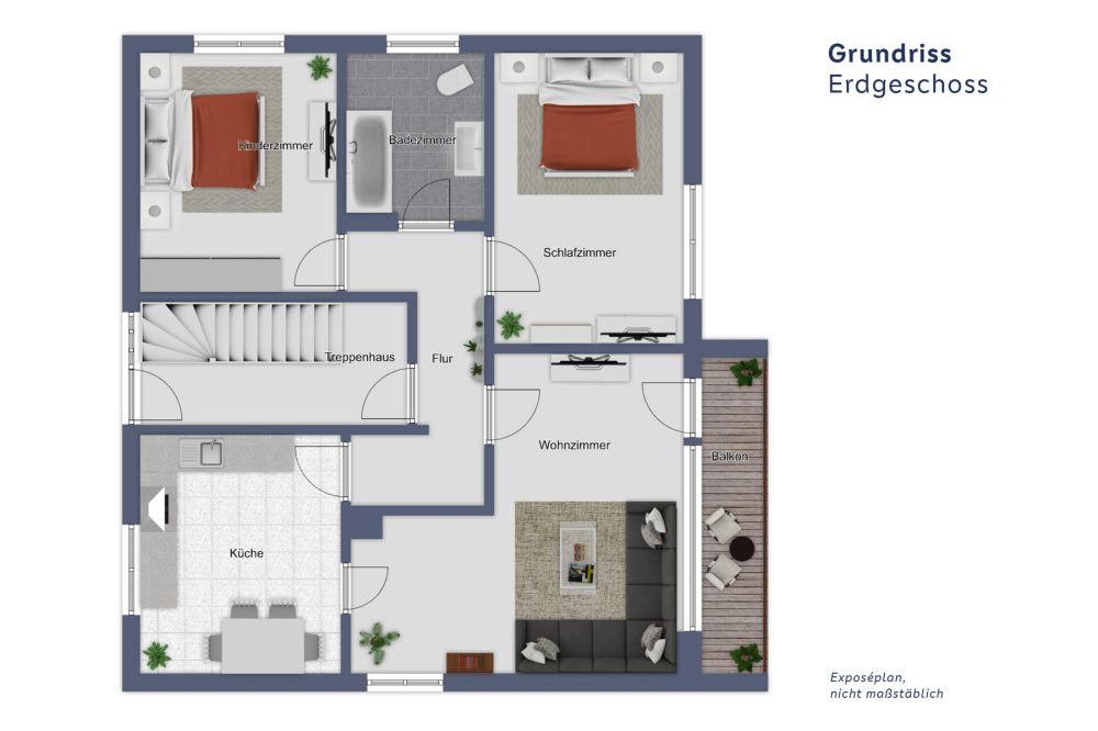 Ein Zuhause mit Herz – großzügiges Einfamilienhaus mit Einliegerwohnung und Platz für Ideen