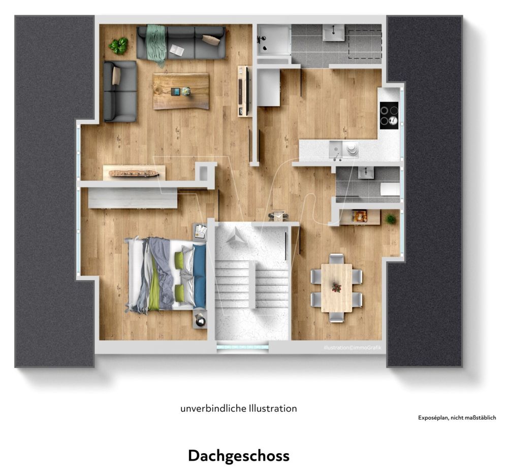 Gemütliche Dachgeschosswohnung!