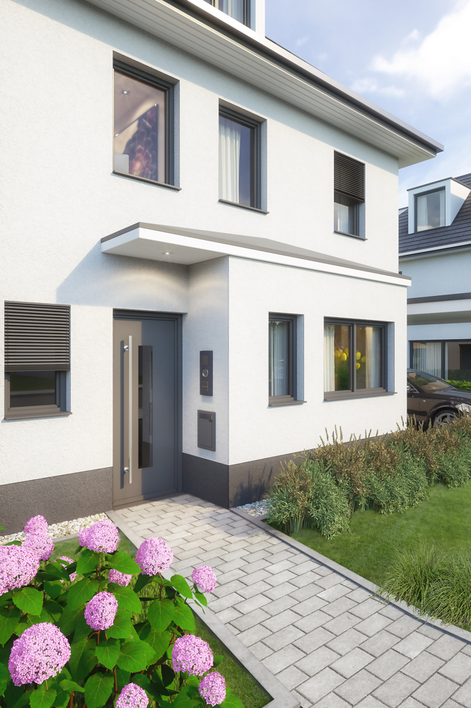 NEUBAU: CHARMANTES WALMDACH-EINFAMILIENHAUS IN RUHIGER LAGE VON MÜNCHEN-ALLACH