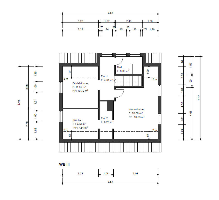 Grundriss Dachgeschoss