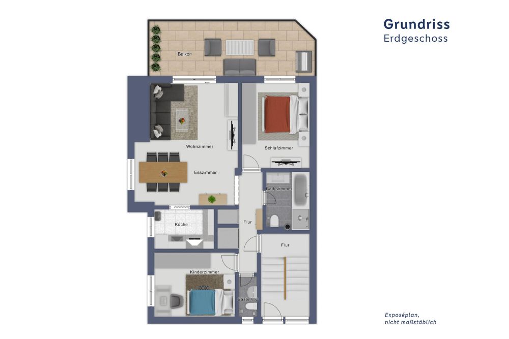 Doppelhaushälfte mit 2 Wohnungen, Garten und Stellplätze in Kleinheubach (13)