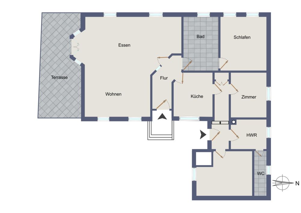 Kernsaniertes, gepflegtes Einfamilienhaus unweit der B200 und dennoch in ruhiger Lage