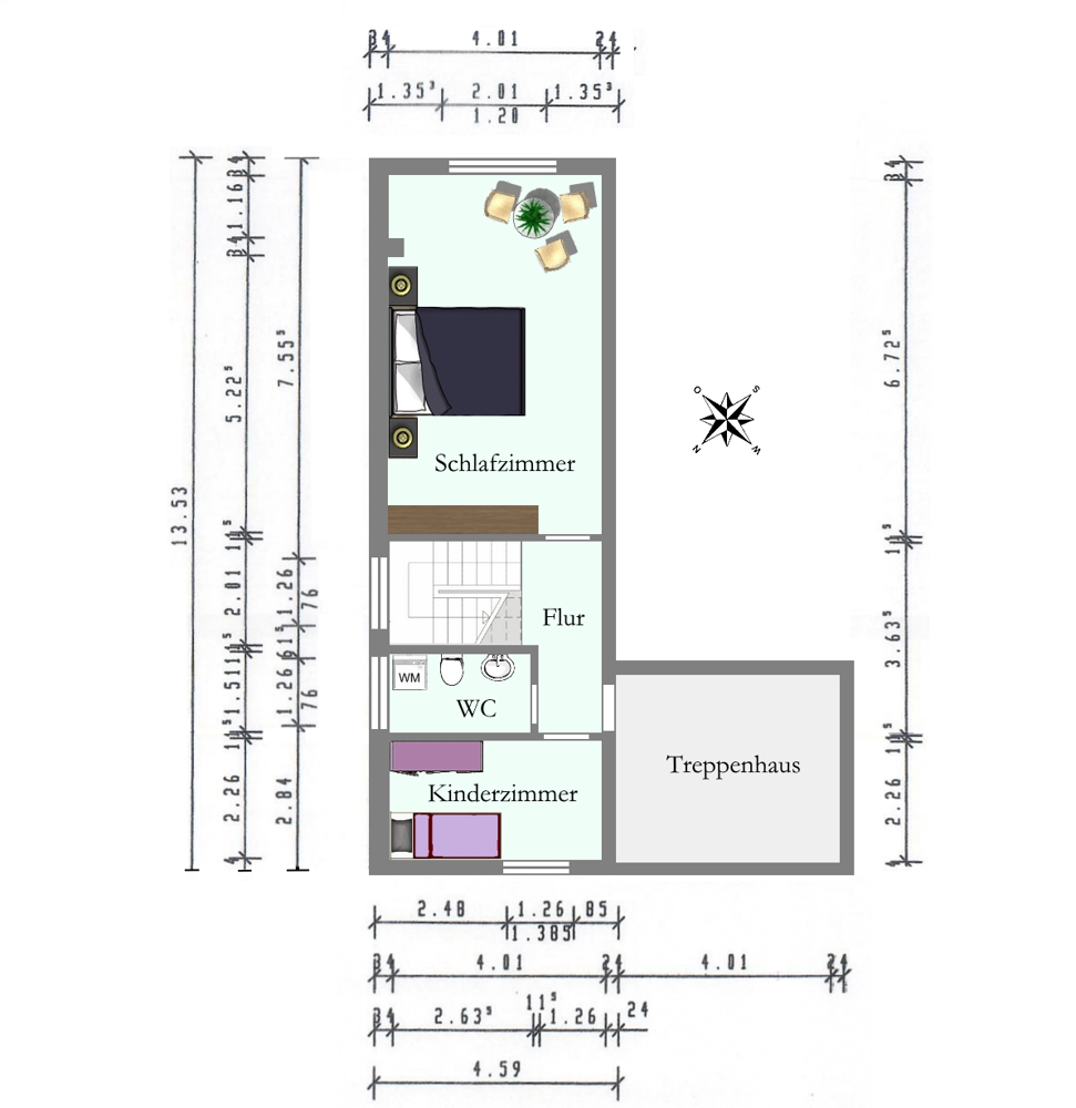 Kapitalanlage! Modernisierte Ferienwohnung mit Loggia & Stellplatz in zentraler Lage von Bad Zw'ahn