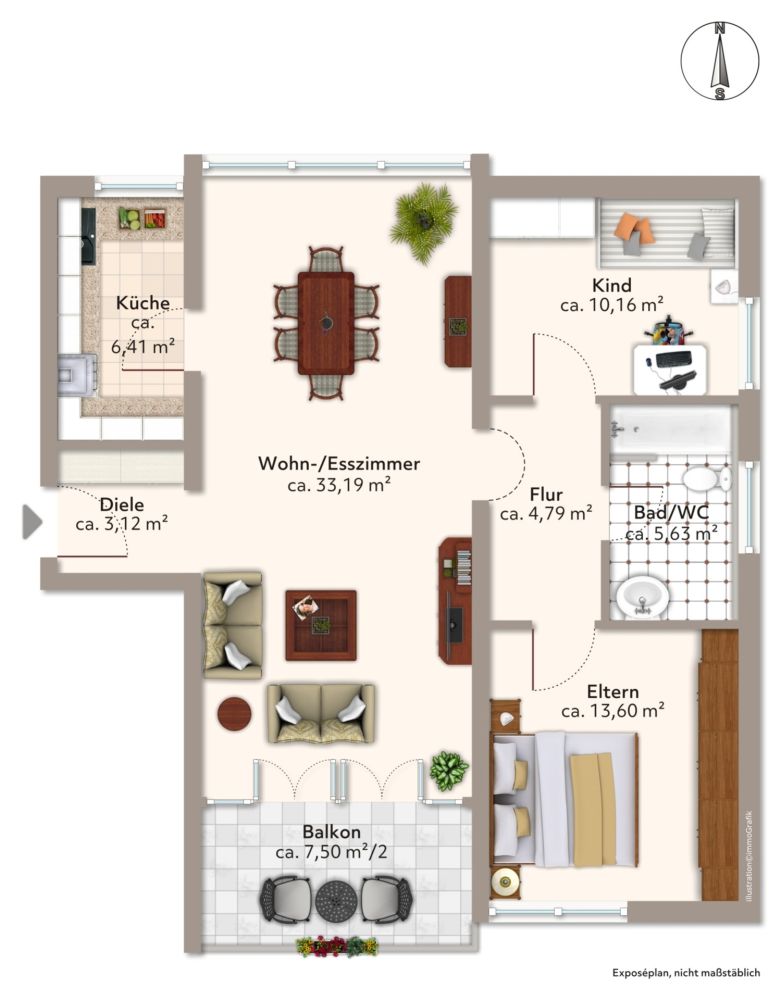 SOFORT BEZIEHBAR: 
Hier wartet Ihr neues Zuhause mit Weitblick und Garage