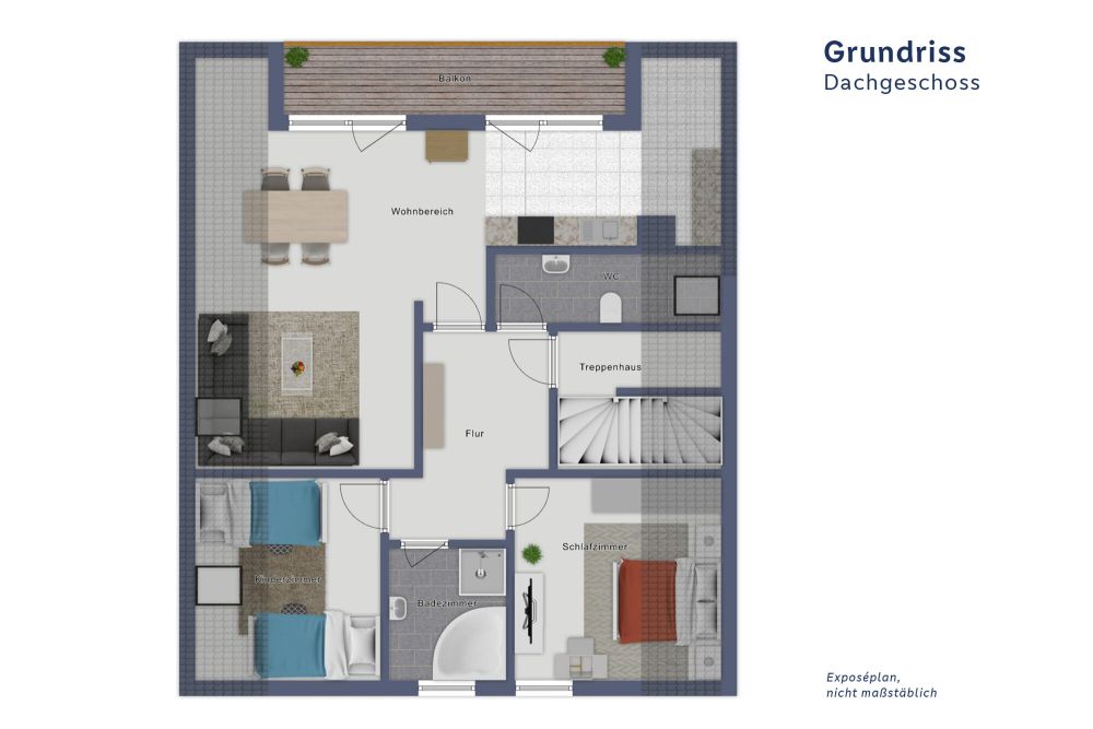 Zweifamilienhaus mit Werkstatt, Garage und Garten mit Weitblick