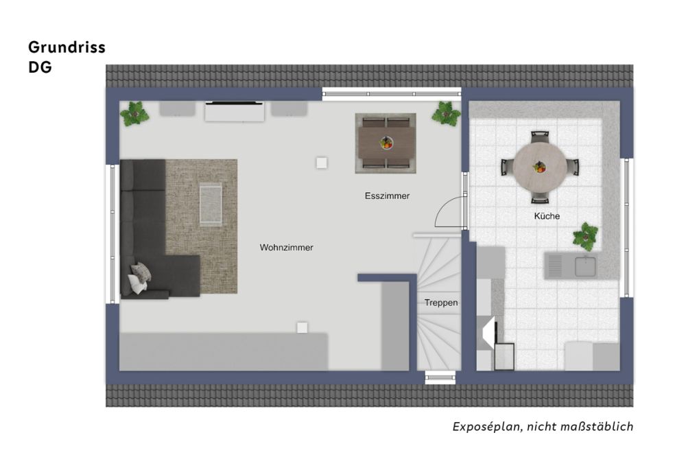Einzigartige Maisonettewohnung mit Kamin & Klimagerät – diese Wohnung gibt es nur einmal!