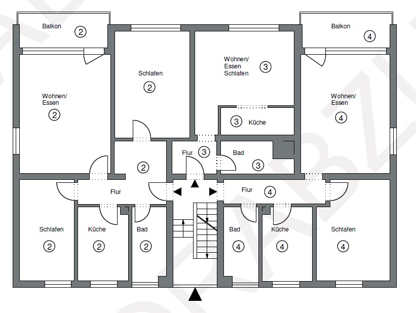 Mehrfamilienhaus mit Entwicklungspotenzial