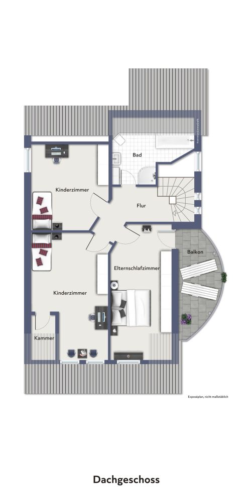 Wohnhaus mit toll angelegtem Garten im Außenbereich von Mettingen!