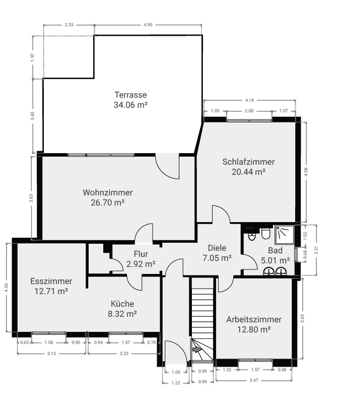 Charmante Wohnung mit Gartenanteil und Hobbykeller in Limeshain-Rommelhausen