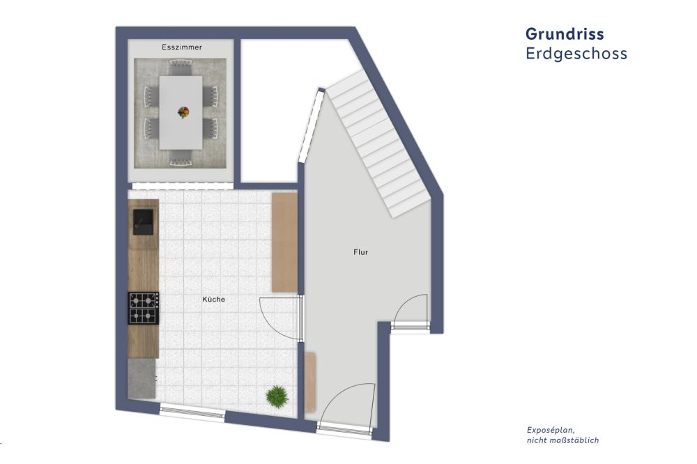 Komfortables Wohnen auf drei Ebenen – Reihenhaus mit Terrasse und Stellplatz