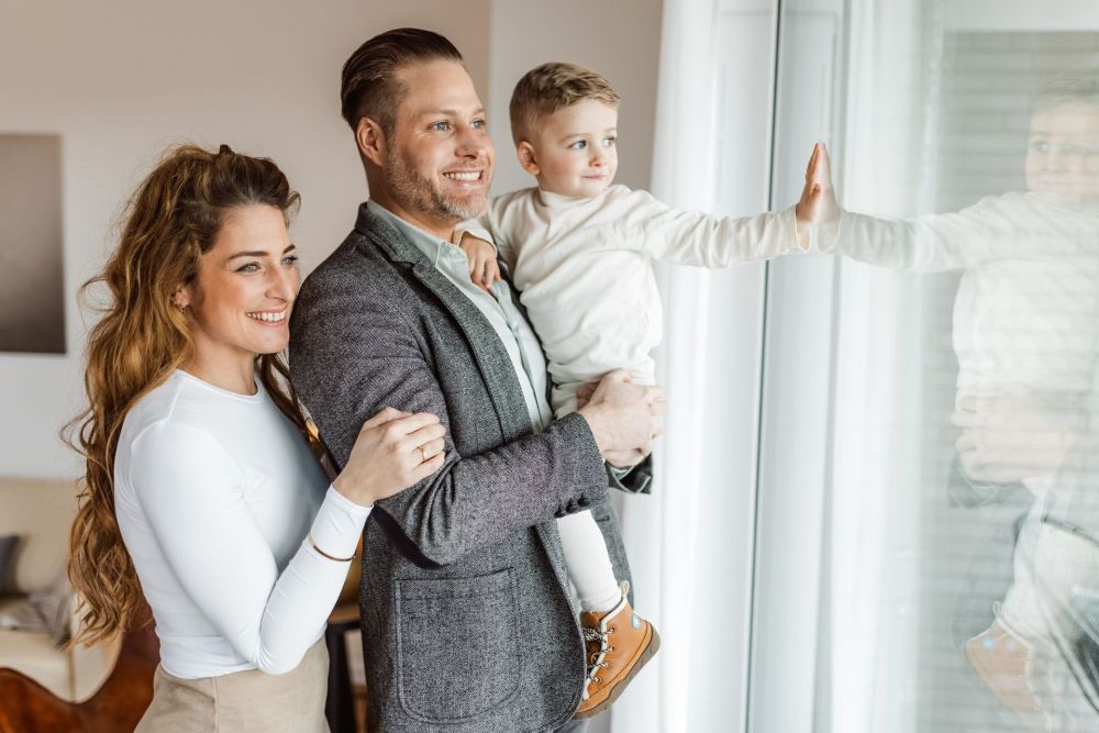 Leben im Grünen, die City genießen.