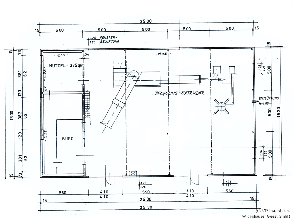 Grundriss Halle (hinten)