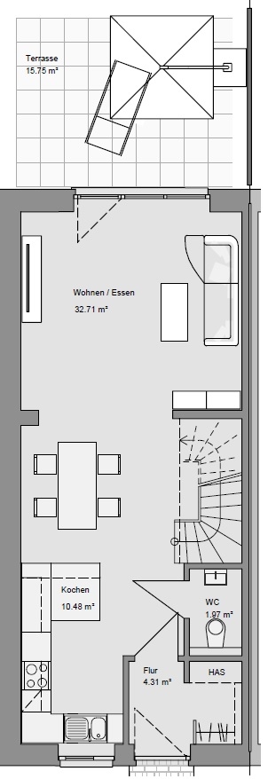 Ein Platz zum Bleiben - Neubau Reihenendhaus in Bremen-Osterholz