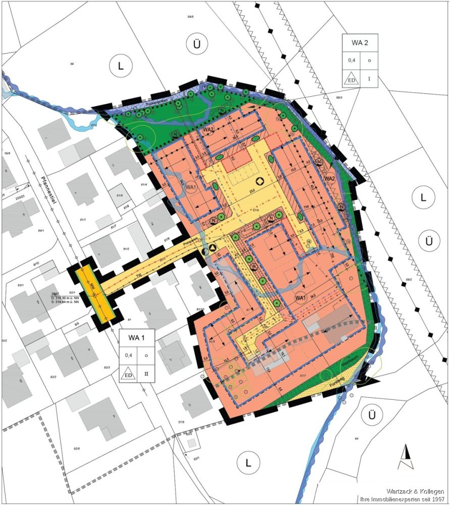 Sonnenplatz im Grünen! 
Baugrundstücke für Einfamilienhäuser 
in Schwabach-Penzendorf