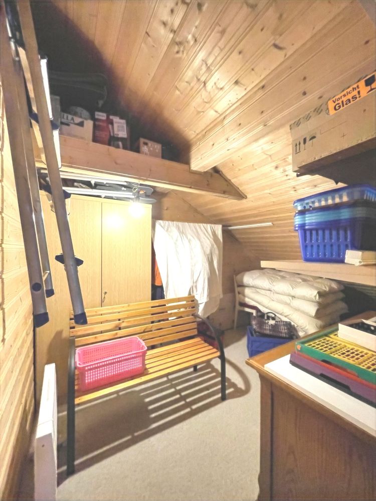 Ausgebautes Dachbodenabteil inkl. Dämmung