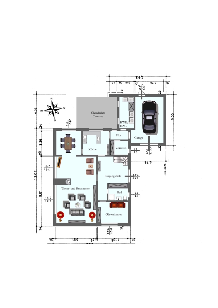 Grundrisse Erdgeschoss