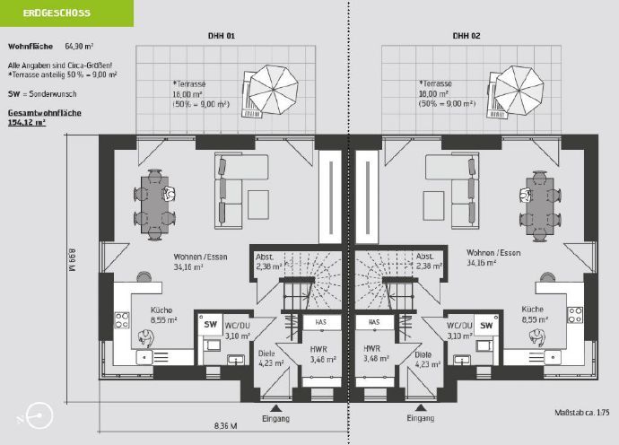 Schnell sein lohnt sich! Neubau mit Traumblick über die Osterholzer Feldmark