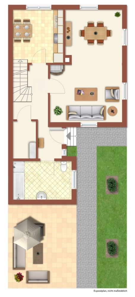 Klein, aber fein! Gepflegte und gemütliche Doppelhaushälfte in Roth