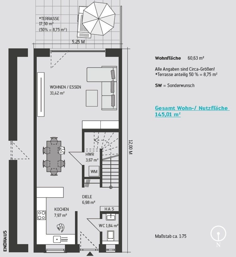 Ein Platz zum Bleiben - Neubau Reihenmittelhaus in Bremen-Osterholz