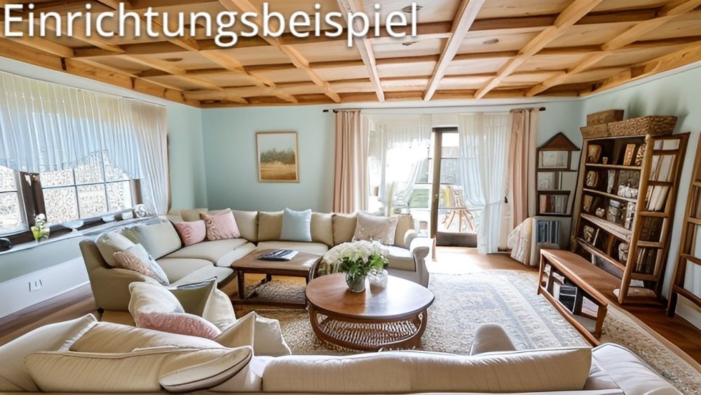 Einrichtungsbeispiel für Wohnzimmer EG