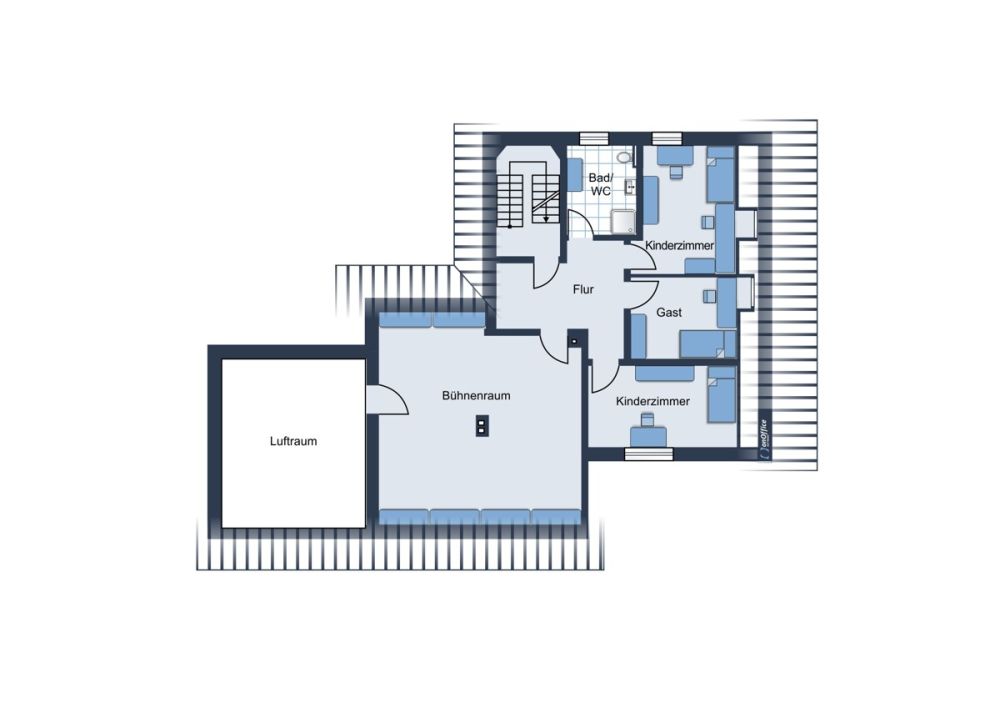 Großzügige Pfarrhauswohnung auf 2 Ebenen in Hürben!