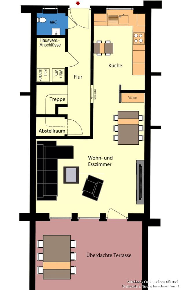 Exklusives Reihenmittelhaus mit schönem Garten in ruhiger Wohnlage als Kapitalanlage !