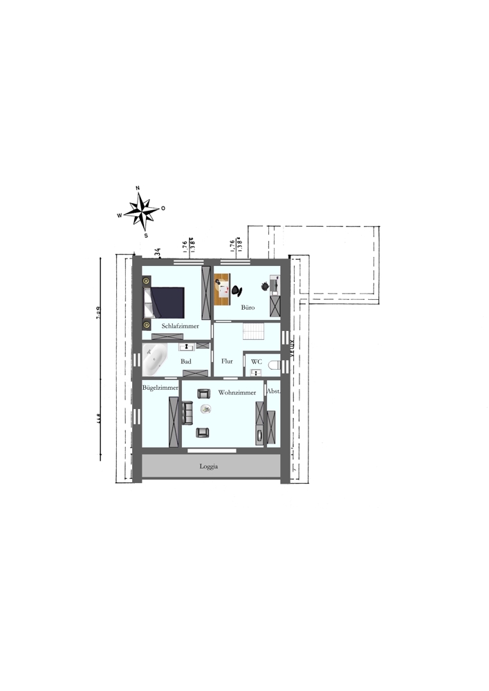 Grundrisse Obergeschoss