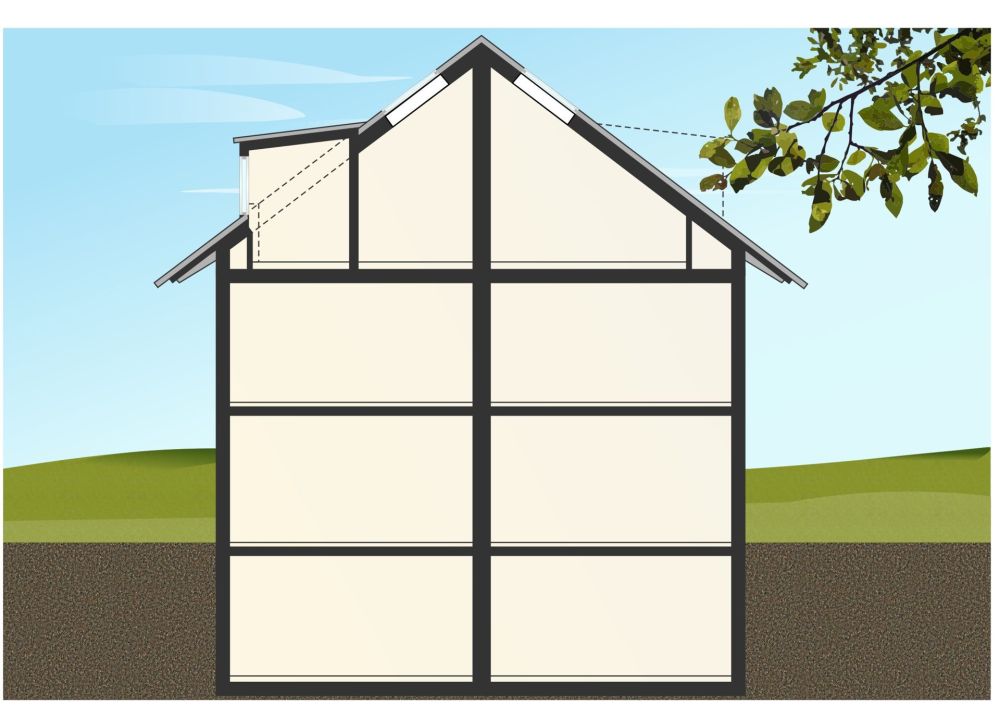 Außergewöhnlich große Doppelhaushälfte
