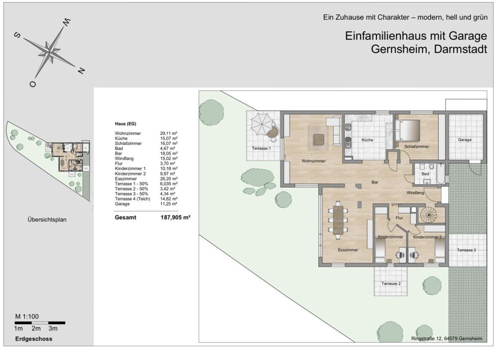 Stilvolles Einfamilienhaus mit hochwertiger Wohn & Raumausstattung