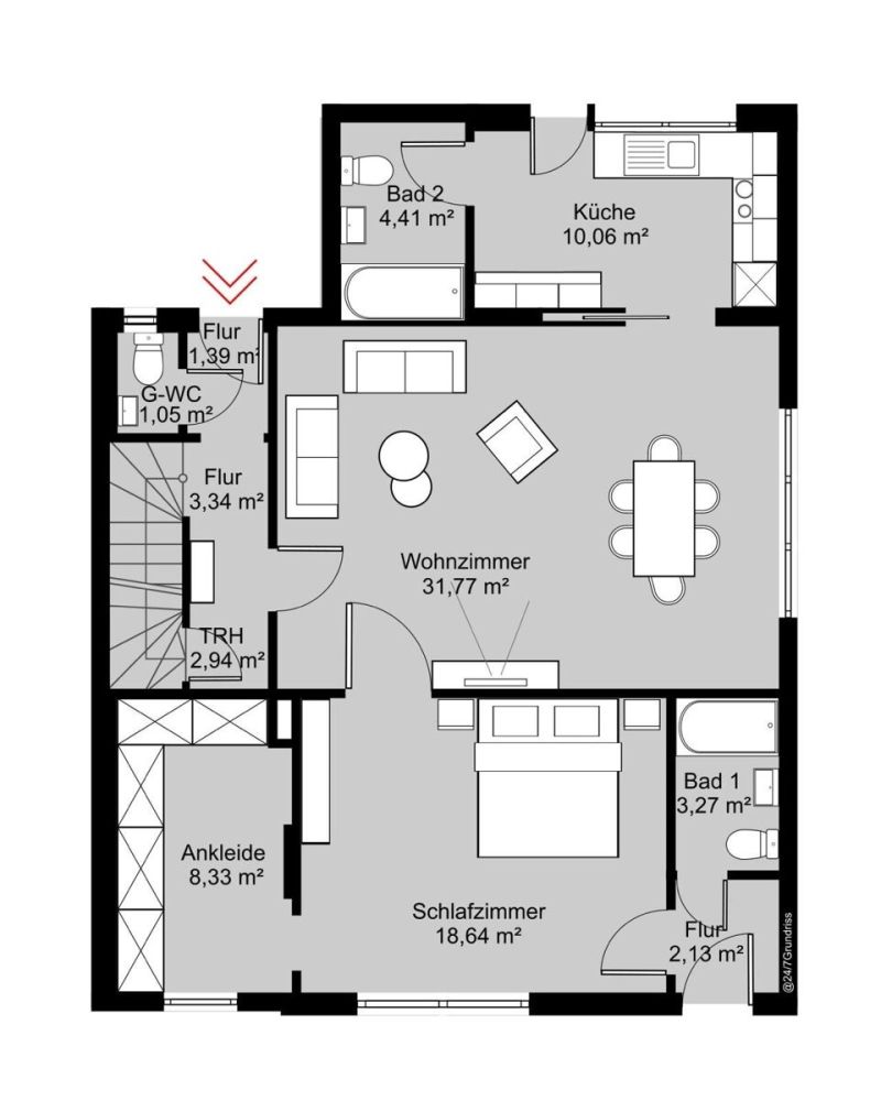 Charmante Doppelhaushälfte auf dem Heilsberg: Mit neuem Dach, Heizung und PV-Anlage