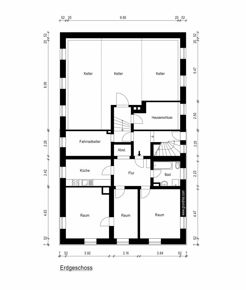 5-FAMILIEN-HAUS - VOLL VERMIETET