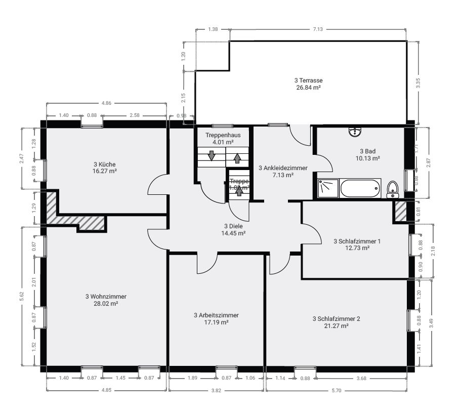 Zweifamilienhaus mit weiterer Ausbaumöglichkeit!