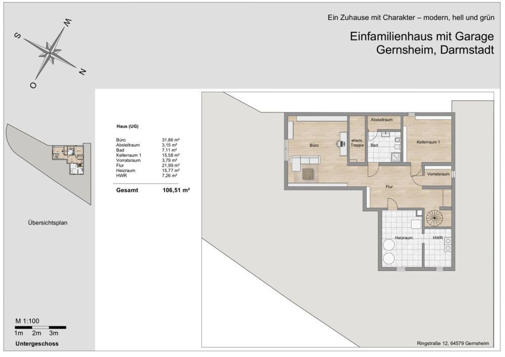 Stilvolles Einfamilienhaus mit hochwertiger Wohn & Raumausstattung
