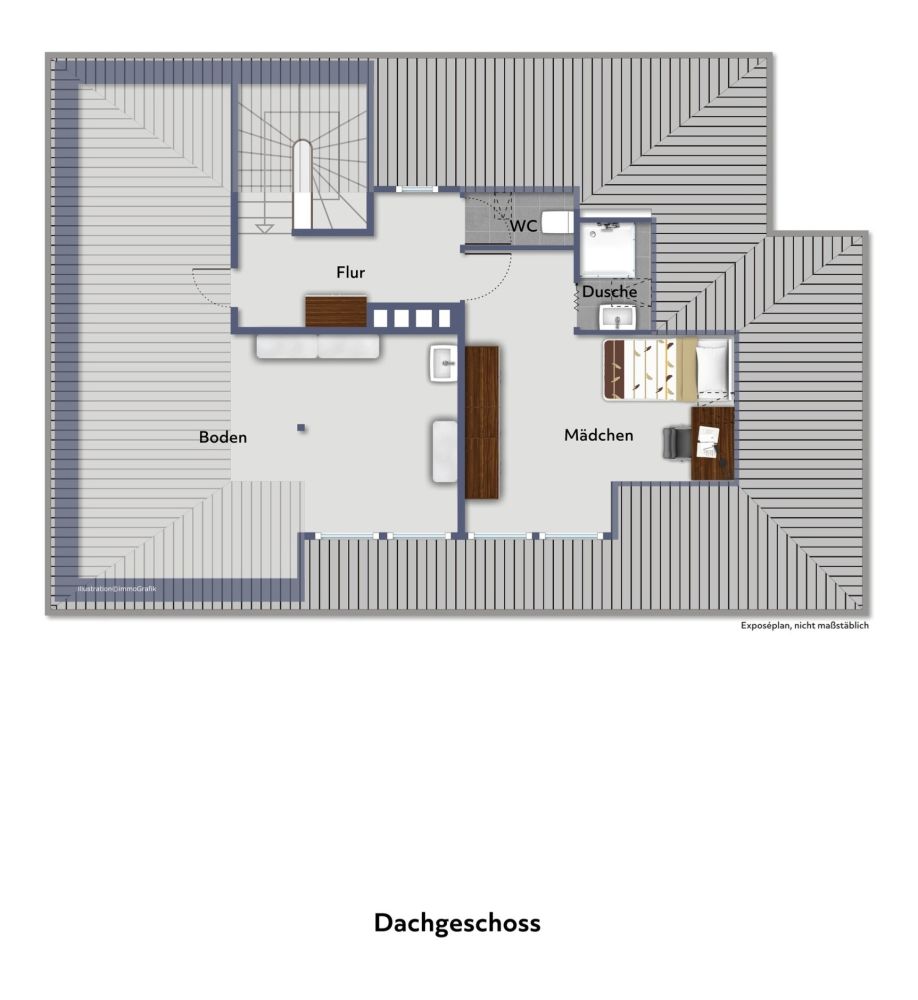 Grundriss nicht maßstabsgerecht