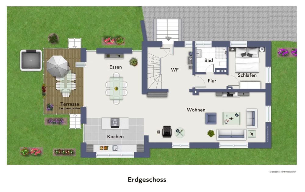 Grundriss nicht maßstabsgerecht