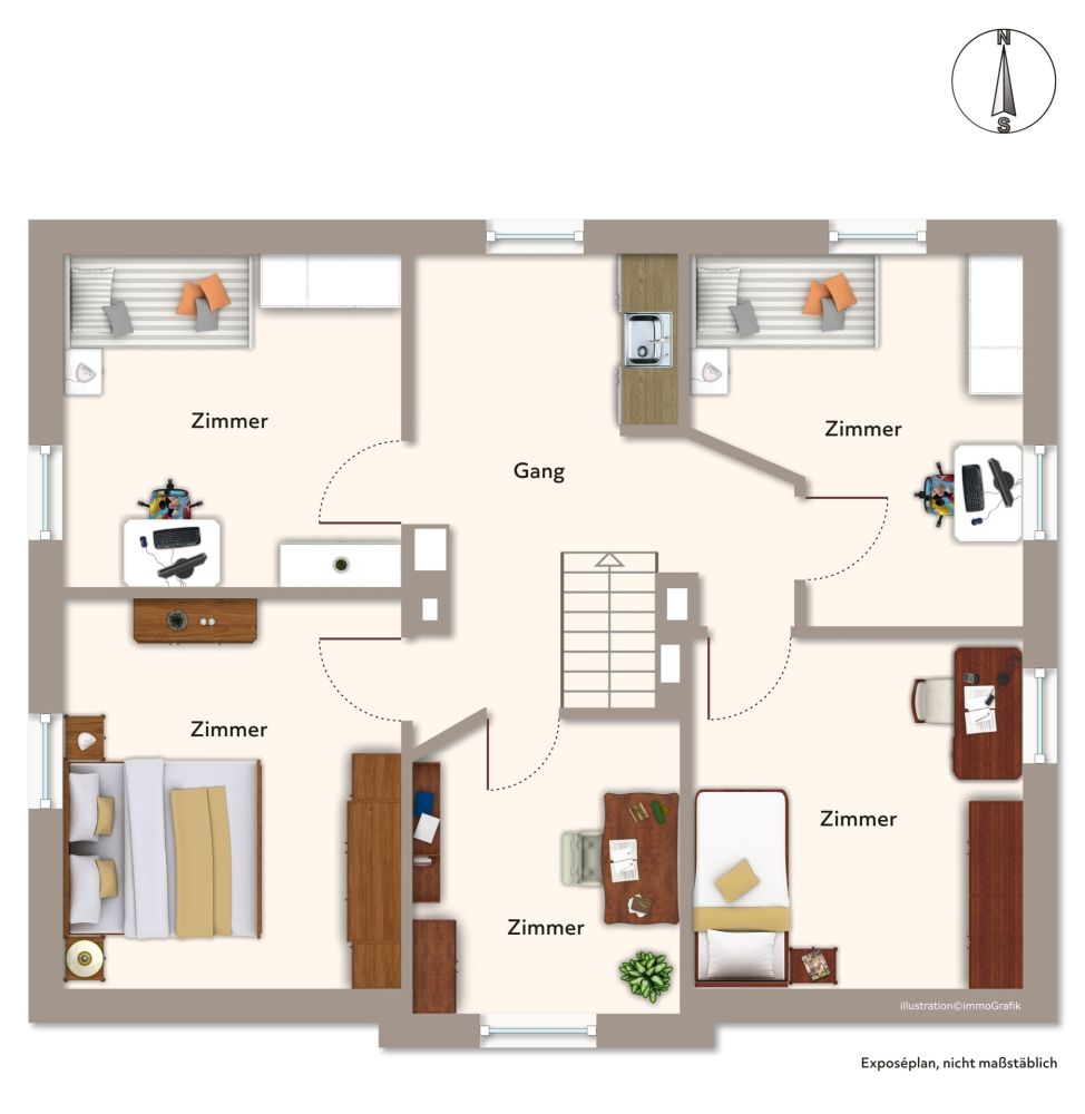 Grundriss Obergeschoss