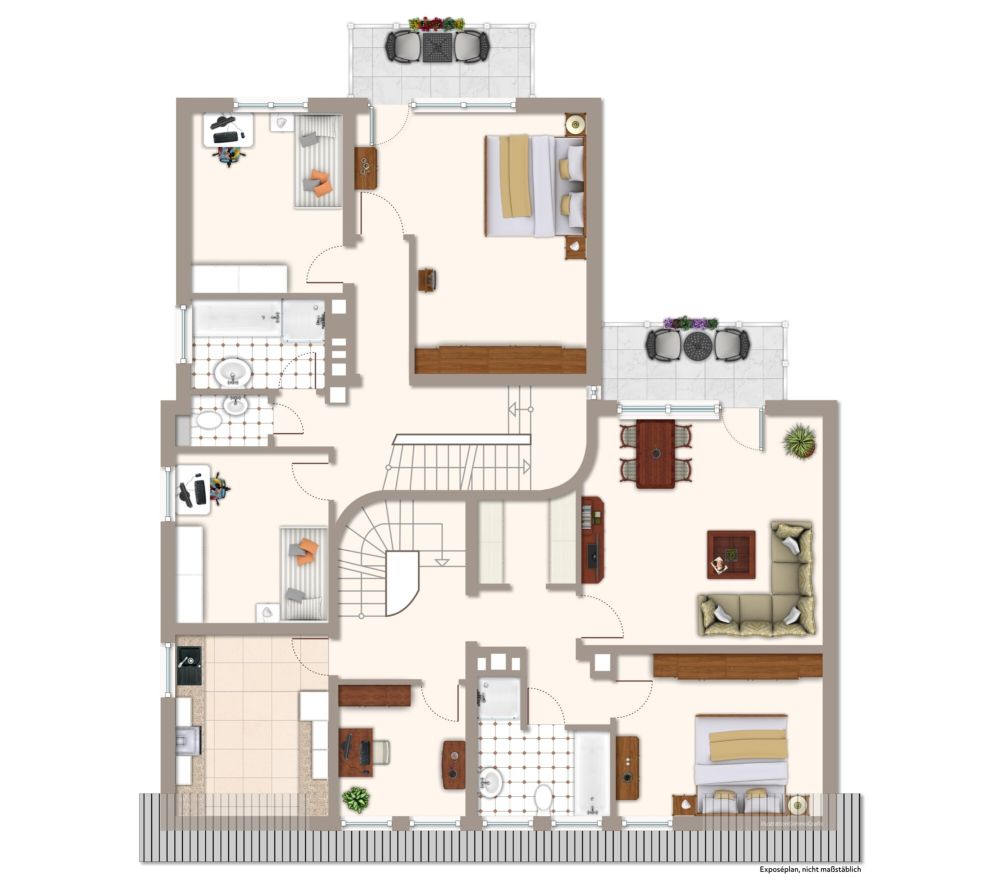 Grundriss Obergeschoss