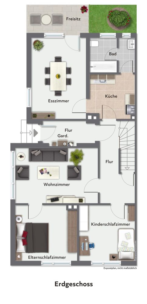 Verleihen Sie dieser Immobilie neuen Glanz! 
Doppelhaushälfte in Rheine-Schotthock! (18)
