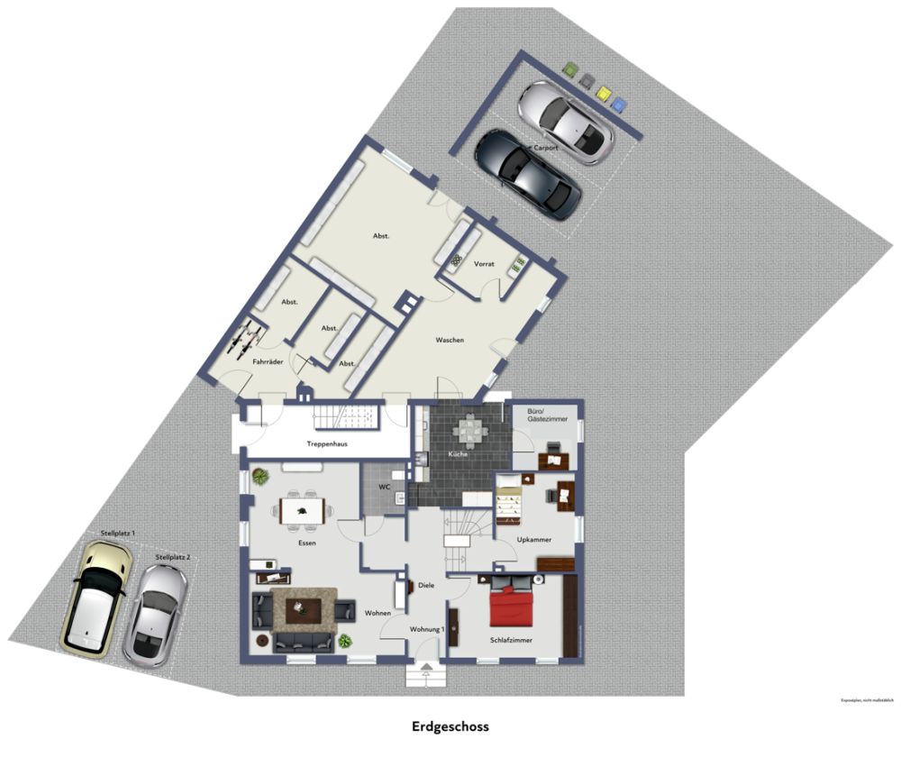 Historisches Mehrfamilienhaus
mit 4 Wohnungen & Potenzialgrundstück
in guter Lage von Neuenkirchen (18)