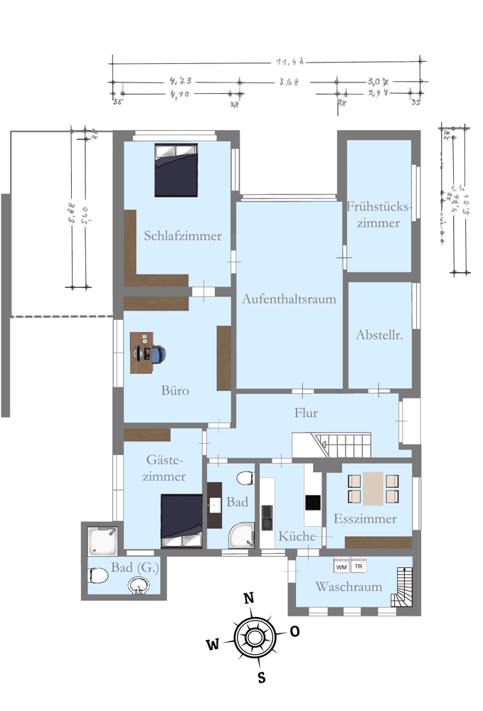 Grundriss Erdgeschoss